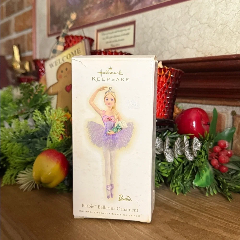 2009 Hallmark Keepsake Barbie Ballerina in Lavender Tutu Collectible Ornament